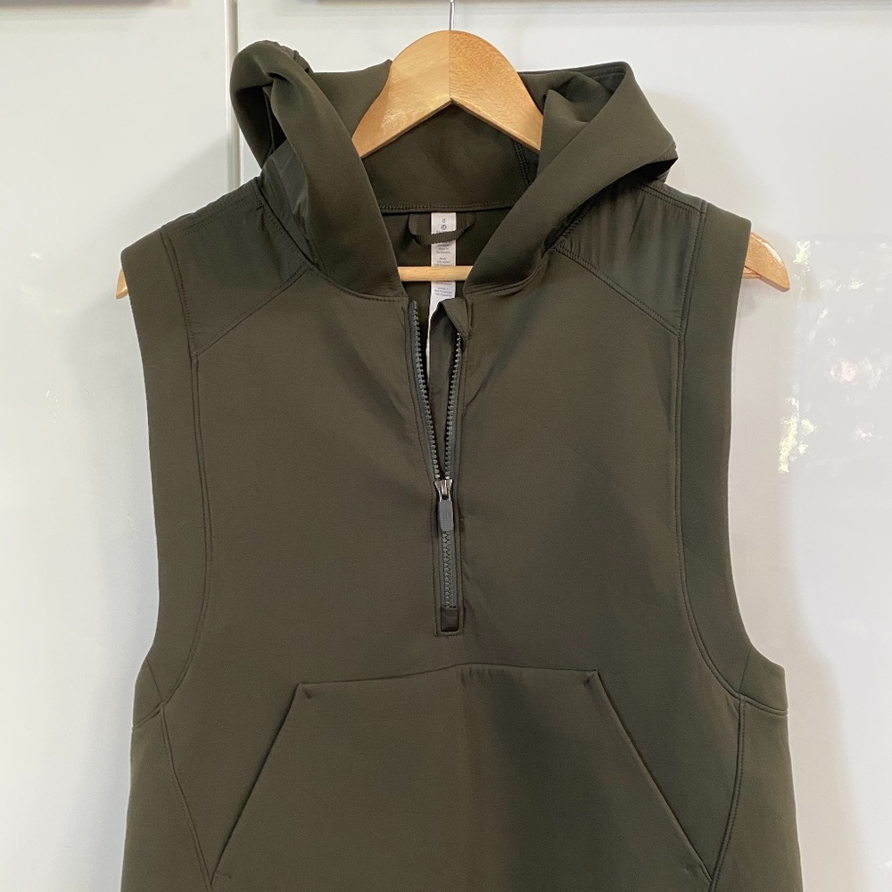 Lululemon Olive hooded Vest